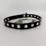 AIDASE  -  Unisex Jeans Belt Female Punk Gothic Wide Belts For Women Luxury Brands Hollow Cross Hearts Men's belt Male Rivet Waistband aidase-shop