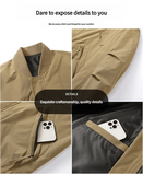 AIDASE  -  Jacket men's models spring and fall tide loose men's jackets American trend of casual workwear baseball uniform male aidase-shop