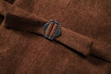 AIDASE  -  Retro Pattern Embroidery Corduroy Vest Coat Men Spring Fashionable Button-up V Neck Waistcoats Mens Casual Sleeveless Cardigans aidase-shop