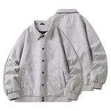 AIDASE  -  Suede Collar Jacket Men's Casual Loose Fit Fashionable Autumn Winter Vintage Trendy Outerwear Versatile Handsome Open Cardigan aidase-shop