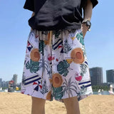 AIDASE  -  The Same Printed Drooping Design for Men Outdoor Play Breathable and Quick-drying Five-point Casual Shorts aidase-shop