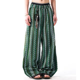 AIDASE  -  Men Pants Printing Elastic Waist Joggers Casual Wide Leg Trousers Men Vacation Bohemian Leisure Male Long Pants aidase-shop
