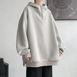 Aidase High Quality Turtleneck Hoodie Zipper Pullovers Streetwear Hip Hop Hooded Sweatshirt Men Clothing Korean Couples Harajuku Coat aidase-shop