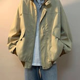 AIDASE  -  American High-end Retro Work Jacket Men's Spring New Korean Design High Street Trend Loose Casual Baseball uniform Aesthetic aidase-shop