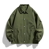 AIDASE  -  Spring Autumn Turn Down Collar Lightweight Casual Jackets Men Loose Long Sleeve Breathable Business Outwear Male Daily Jacket aidase-shop