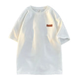Aidase Summer Short Sleeved T-shirt Men Oversized Fashion Casual Retro T Shirt Men Streetwear Hip-hop Loose Suede T Shirt Men Top aidase-shop