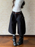 AIDASE  -  Retro Thin Stripe Seven-Foot Pants Men's Loose Casual Pleated Straight Leg Pants for Men And Women Commuter Wide Leg Pants aidase-shop
