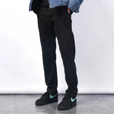 AIDASE  -  Pure Cotton Casual American Retro Faded Cleanfit Slim Fit Khaki een Work Pants Long Trousers Men Straight Cut Regular aidase-shop