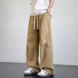 AIDASE  -  Spring and Autumn New Men's Casual Outdoor Work Pants Loose and Versatile Trendy Brand Straight Tube Wide Leg Long Pants Men's L aidase-shop