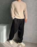 AIDASE  -  Spring And Autumn New 300g Loose Slightly Off Shoulder Long Sleeve Strong Long Sleeve Base Sports Casual Fashion Base Shirt aidase-shop