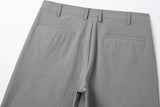 AIDASE  -  Summer New Fashion Men Solid Color Simple Basic Casual Trendy Daily Straight Silk Trousers American European Male Pants Clothes aidase-shop