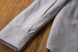 AIDASE  -  Sleeve Patch Washed Grain Woven Cotton Long Sleeve Shirt Men's Daily Tooling Retro Trend Youth Thin Coat aidase-shop