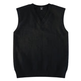 AIDASE  -  Fashion Niche Jacquard Design Pattern Men Sweaters Versatile Casual Comfortable Autumn and Winter Warm V-Neck Knit Sweater Vests aidase-shop