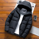 AIDASE  -  Men's Winter Jacket Thickened down Cotton Padded Coat Fashionable Korean Style Casual Hooded Winter Clothes Trendy Brand aidase-shop