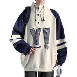 Aidase Autumn Men Hooded Hoodies Sweatshirts Fashion Printed Korea Style Trendy High Streetwear Outerwear Clothing aidase-shop