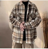 AIDASE  -  Casual sports fashion spring and autumn Japanese and Korean lapel jacket autumn boys woolen internet celebrity couple jacket aidase-shop