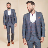 Aidase Vintage Plaid Men Suits For Wedding Slim Fit Tuxedos Groom Wear Business Notch Lapel 3 Pcs Jacket Pants Vest Custom Made aidase-shop