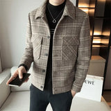 Aidase Male Coats Slim Fit High Quality Men's Wool & Blends Jackets Vintage Joker Harajuku Casual Luxury Designer Cheap Clothes Offer aidase-shop