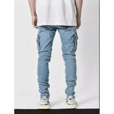 AIDASE  -  New Stretch Denim Men's Side Pocket Slim Skinny Jeans aidase-shop