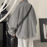 AIDASE  -  Men's Lamb Velvet Winter Jacket Thickened Fleece Inner Coat Korean Style Couple's Fashion Outerwear Regular Length Loose Fit aidase-shop