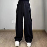 AIDASE  -  Casual Men's Summer Thin Lyocell Ice Sensation Seershawn Wide Leg Loose Fit Straight Pants Comfortable Breathable Trousers aidase-shop