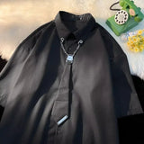 AIDASE  -  Men Clothing Shirts Men'S Trendy Brand Short Sleeve Casual Designer Clothes Men Beach Seaside Shirt Men'S Loose Fitting aidase-shop