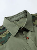 AIDASE  -  New Long Sleeve Shirts Men Camouflage Patchwork Casual Shirt Fashion Turn Down Collar Male Outdoor Cargo Blouse Four Seasons aidase-shop