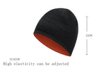 Aidase Men's Trendy Warm Ski Beanie Hat Women's New Outdoor Fashion Double-sided Wearable Thick Autumn and Winter Knitted Pullover Hat aidase-shop