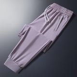 AIDASE  -  Summer Thin High-quality Ice Silk Women's Sports and Leisure Leggings Cool Breathable Loose Outdoor Protective Pants aidase-shop