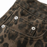 Aidase Vintage Leopard Jeans Men Hip Hop Streetwear Harajuku Hip Hop Baggy Jeans Trousers Retro Denim Pants aidase-shop