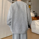 AIDASE  -  Trendy Men's Sweatshirt Starry Sky Thick Twill Decoration Long Sleeve Round Neck Design Fashion Loose Men Pullovers 21E6721 aidase-shop