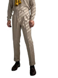 AIDASE  -  Khaki Retro Faionable Woolen Casual Pants Drapey Straight Leg Long Busin Casual Trousers for Autumn Winter aidase-shop