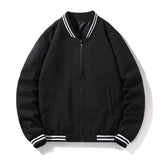 AIDASE  -  Spring Autumn Solid Color Baseball Coat Fashion Casual All Quality Fabric Breathable Comfortable Durable Standard Crisp Version