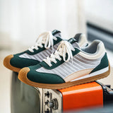 AIDASE  -  New Men Retro Color Matching German Training Shoes, Breathable Soft Bottom Lightweight Casual Sports Footwear aidase-shop