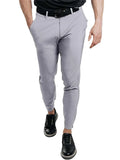 AIDASE  -  Office Business Mens Casual Pants Spring Autumn Stylish Solid Color Elastic Slim Fit Pencil Pants Men Fashion Mid Waist Trousers aidase-shop