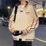 AIDASE  -  Collar jacket for men Spring and Autumn new style handsome cardigan for teenagers and students hoodie American casual jacke aidase-shop