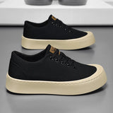 Aidase Fashion Comfortable Anti Slip Breathable Board Canvas Sneakers Man Spring New Men's Casual Shoes Retro Thick Bottom Low-top aidase-shop