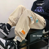 AIDASE  -  Durable Non-Pilling Non-Fading Men's Summer New Workwear Dirt-Resistant Slimming Magic Patch Ankle Pants aidase-shop