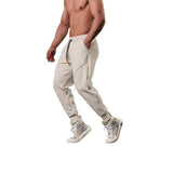 AIDASE  -  Casual Men's Sport Pants Spring Summer New Loose Cuffed Splice Thin Fitness Running Training Long Trousers Comfortable Fit aidase-shop
