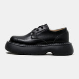Aidase Vintage Thick Sole Casual Genuine Leather Dress Shoes Men Platform Heighten Japan Harajuku Korean Streetwear Fashion Shoes Man aidase-shop