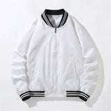 AIDASE  -  Spring Autumn Solid Color Baseball Coat Fashion Casual All Quality Fabric Breathable Comfortable Durable Standard Crisp Version aidase-shop