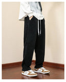 AIDASE  -  Corduroy pants for men in spring and autumn straight tube hanging feeling casual men's style loose winter with added velvet men' aidase-shop