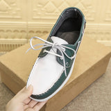 AIDASE  -  Popular Casual and Fashionable Sports Shoes PU European and American Lace Up Business Brand Le Fu Shoes Size 39-47 Men Shoes aidase-shop
