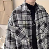 AIDASE  -  Casual sports fashion spring and autumn Japanese and Korean lapel jacket autumn boys woolen internet celebrity couple jacket aidase-shop
