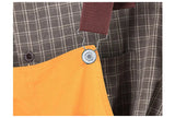 AIDASE  -  Men Y2K Fancy Color Bib Overalls Loose Pockets Cargo Cotton Pants Casual Plus Size Jumpsuits Coveralls aidase-shop