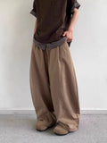 AIDASE  -  Autumn New Sle Retro Japanese y Workwear Wide Leg Casual Loose Long Pants Men Women Drapey Polyester Youthful Energy aidase-shop