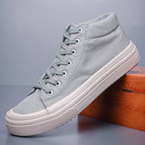 AIDASE  -  Spring and Autumn High Top Canvas Shoes Men's All-match High Top Casual Sneakers Breathable Deodorant Men's Denim Shoes BD21298 aidase-shop