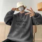 Aidase New Vintage Letter Printed Pullover Hoodies For Men Goth Sweatshirts Streetwear Oversize Hoody Hip Hop Fleece Y2K Clothes aidase-shop
