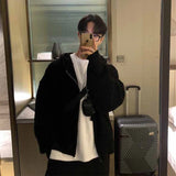 Aidase Winter Thickened Sweater Cardigan Men Warm Zipper Knitted Sweater Coat Men Korean Loose Cardigan Sweater Men Jumper Clothes aidase-shop