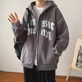 27.39Aidase Autumn Houdi Oveses Casual Sweatshirts Oversize Letter Print Streetwear Harajuku Zip Up Hudi Hop Men Sweatshirt Hoodies for Men aidase-shop